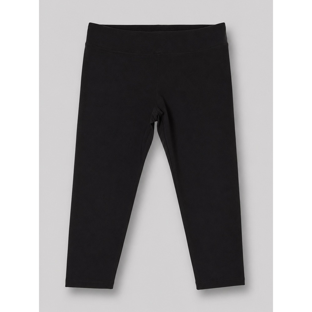 Time and Tru Ankle Leggings Women XXXL 3X Black Excellent High Rise Cotton Blend